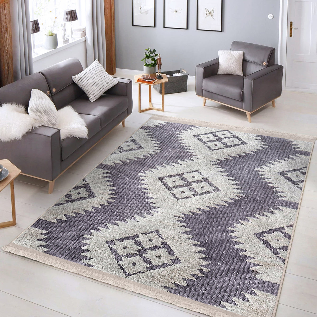 The Cozy Heritage Home Washable Area Rug