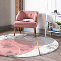 The Minimalist Horizon Abstract Round Rug