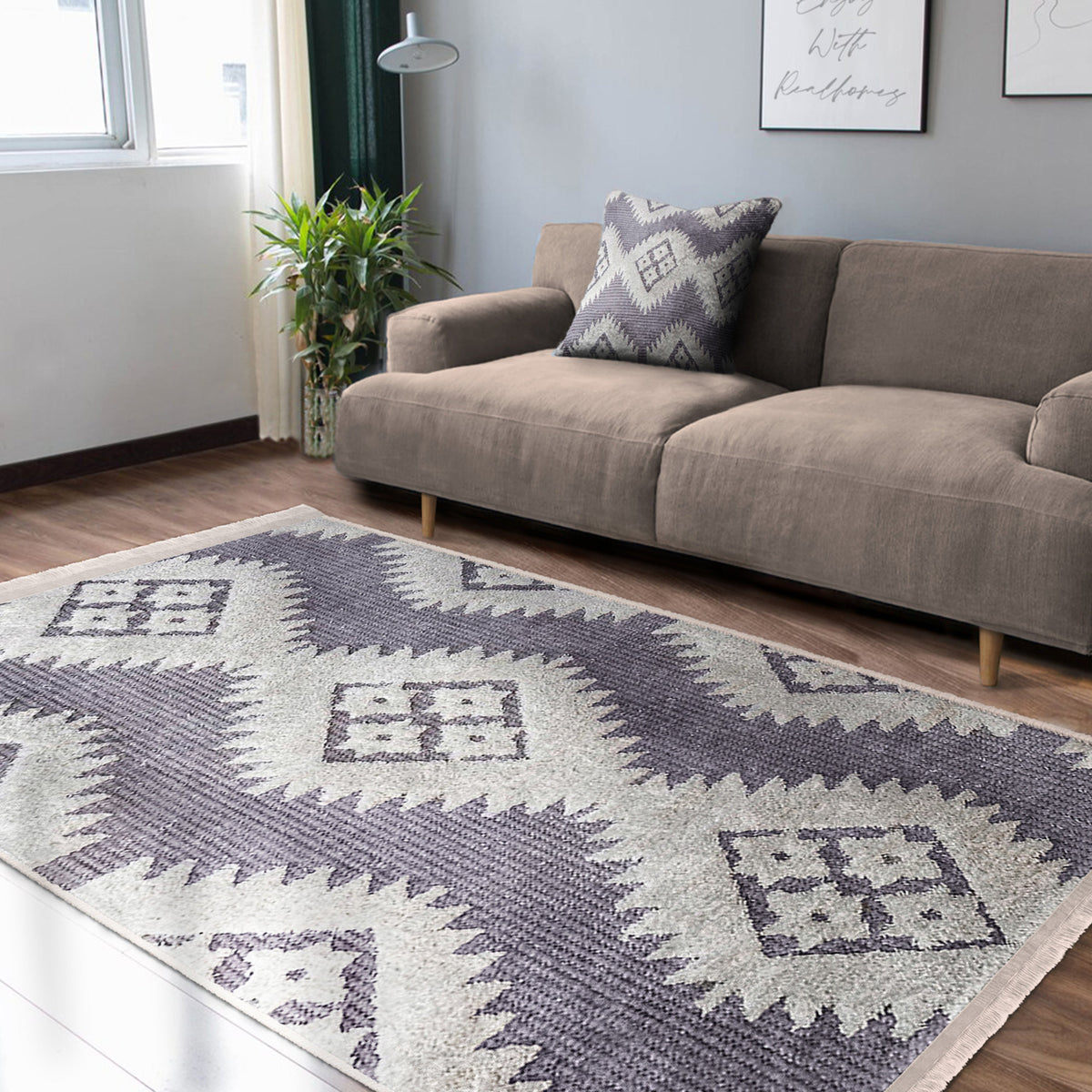 The Cozy Heritage Home Washable Area Rug