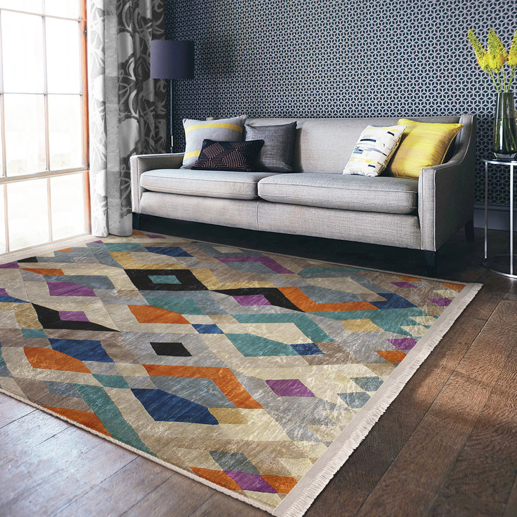 The Bohemian Botanical Washable Area Rug