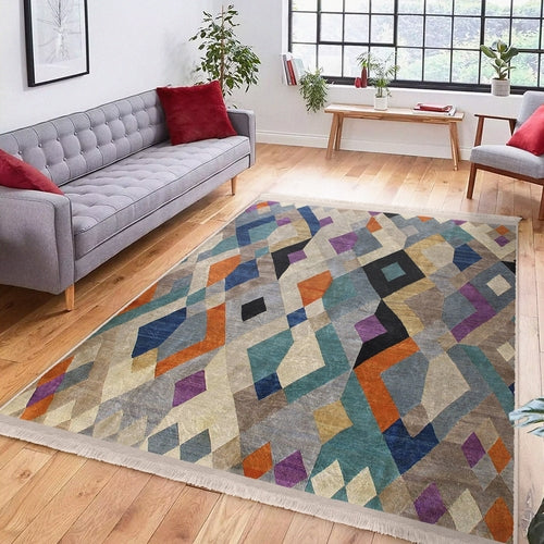 The Bohemian Botanical Washable Area Rug