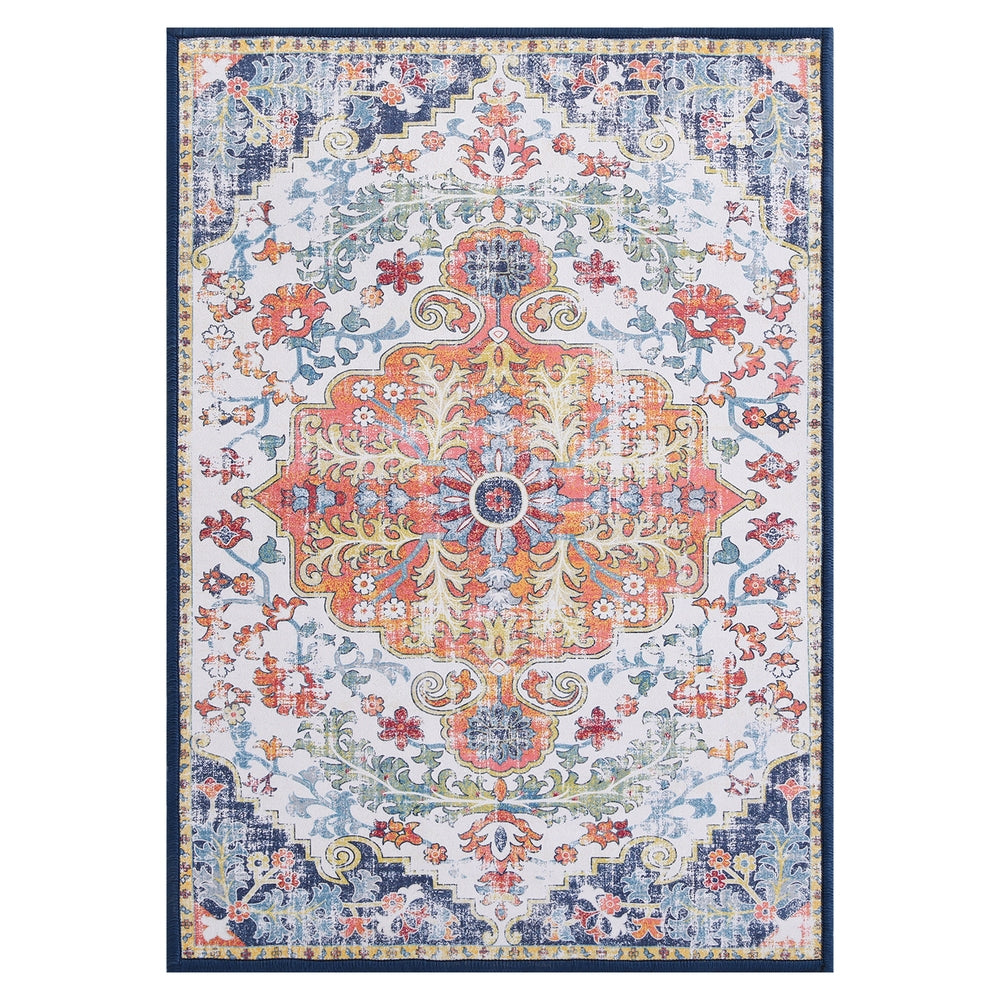 The Bohemian Medallion Washable Rug