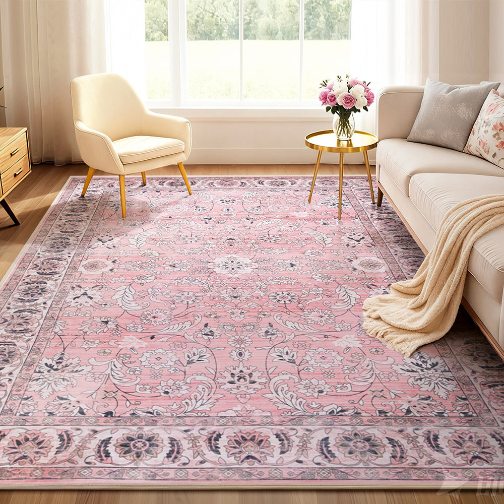 The Vintage Floral Washable Rug