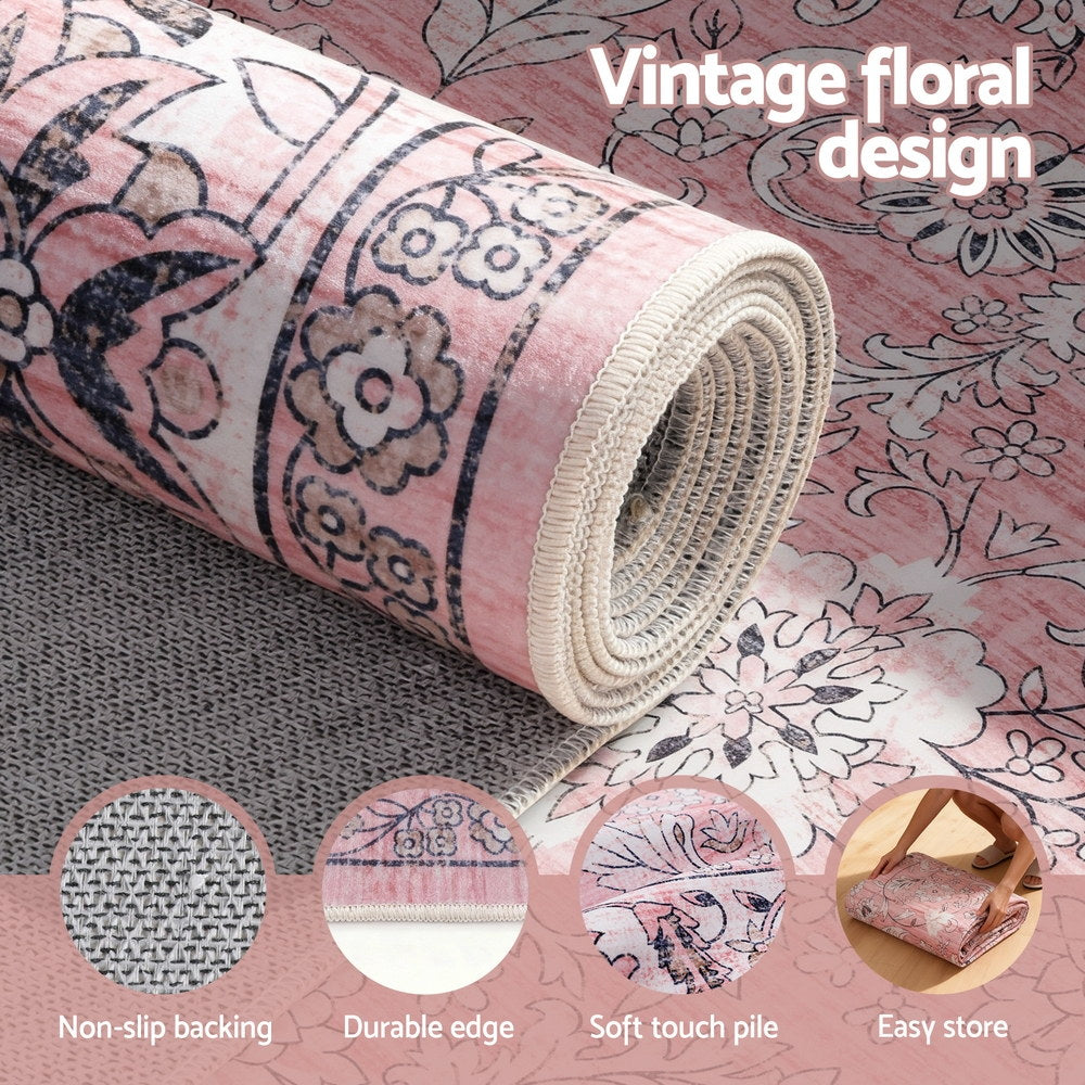 The Vintage Floral Washable Rug