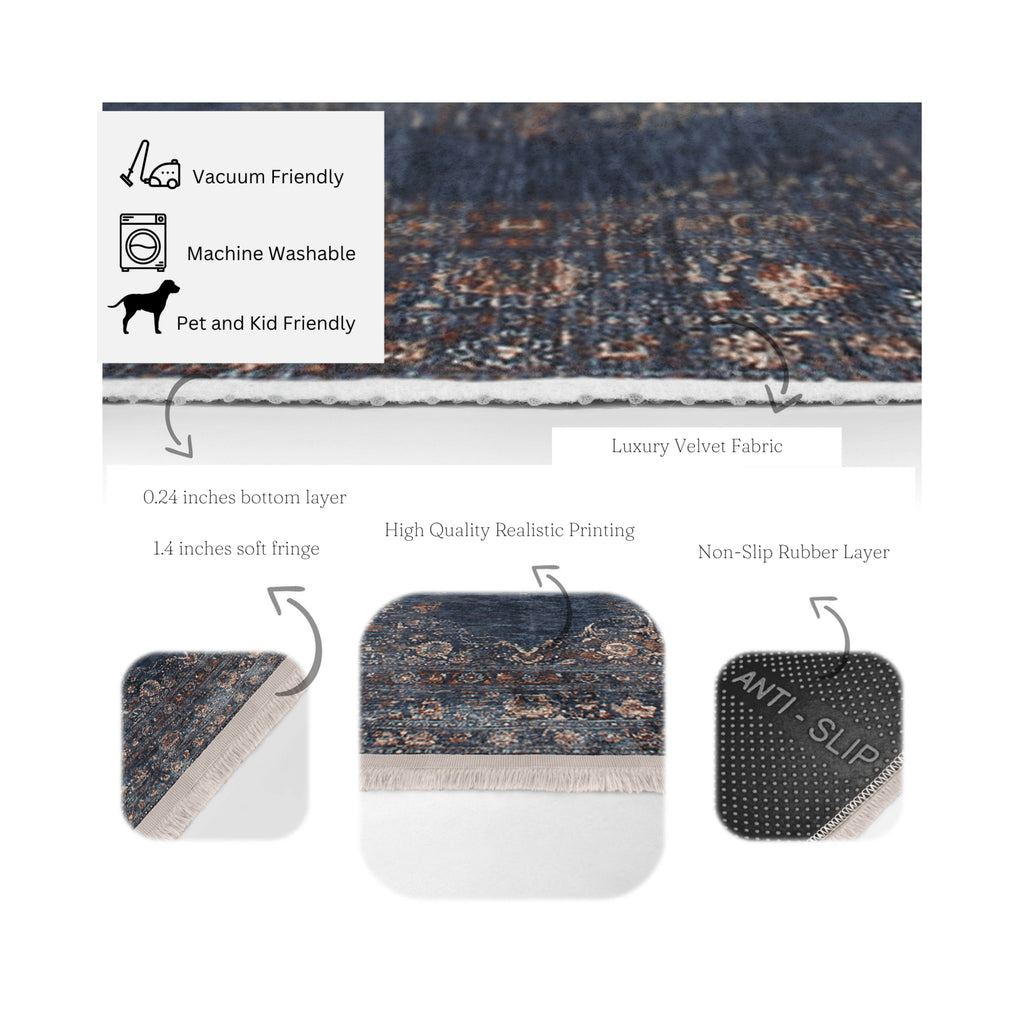 The Sovereign Traditional Heritage Washable Rug