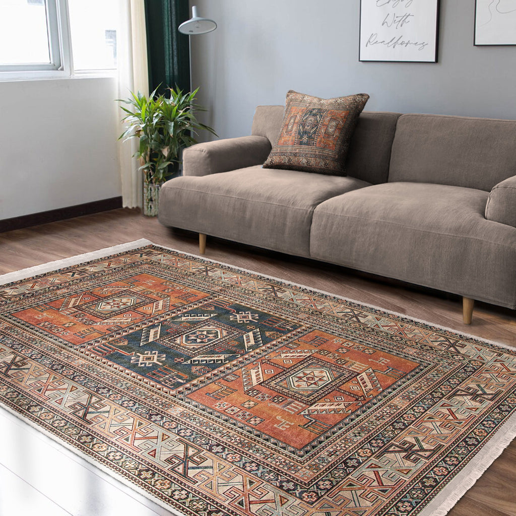 The Vintage Timeless Antique Washable Area Rug
