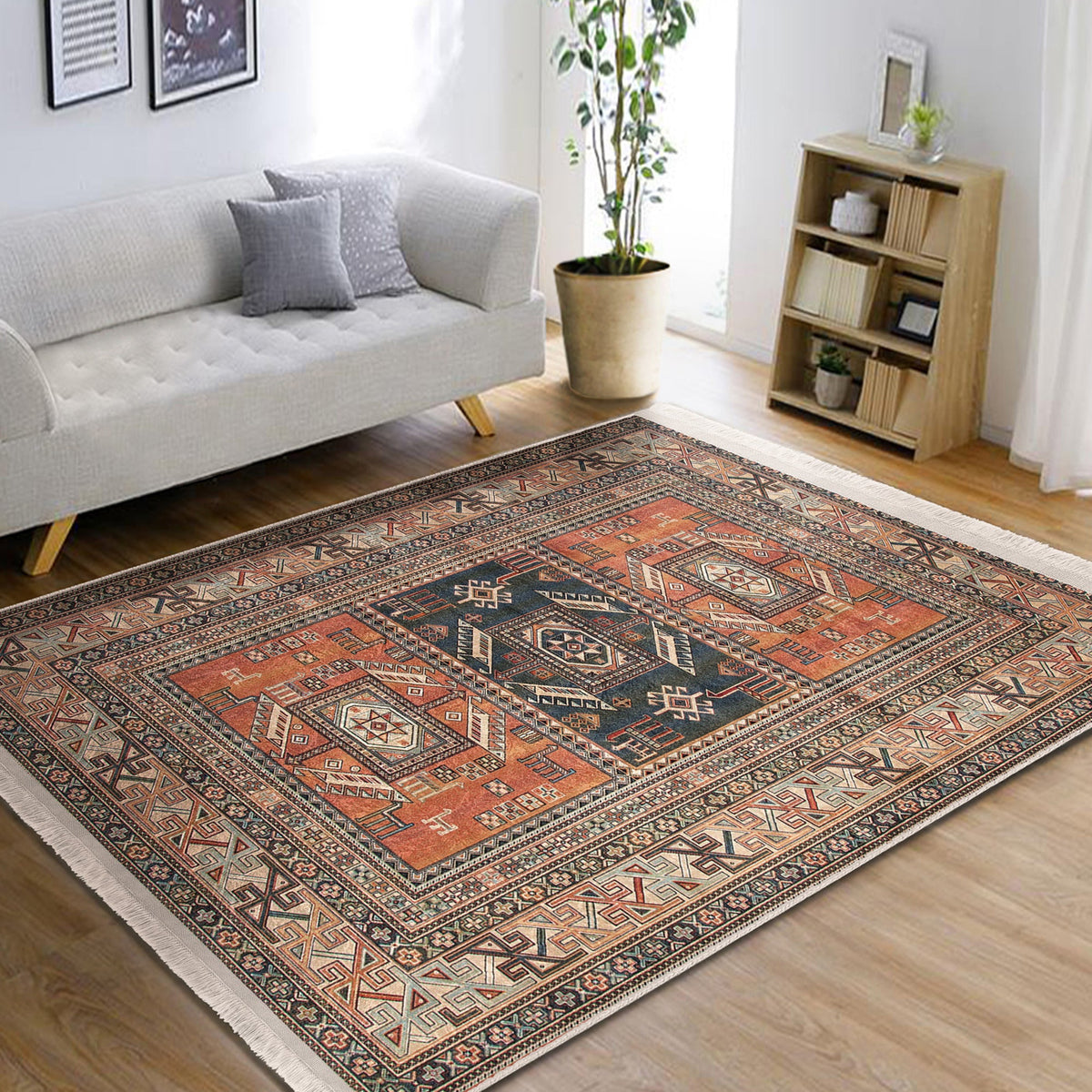 The Vintage Timeless Antique Washable Area Rug