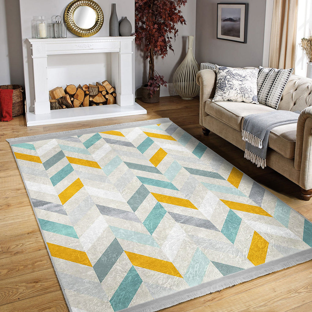 The Modern Serenity Washable Area Rug