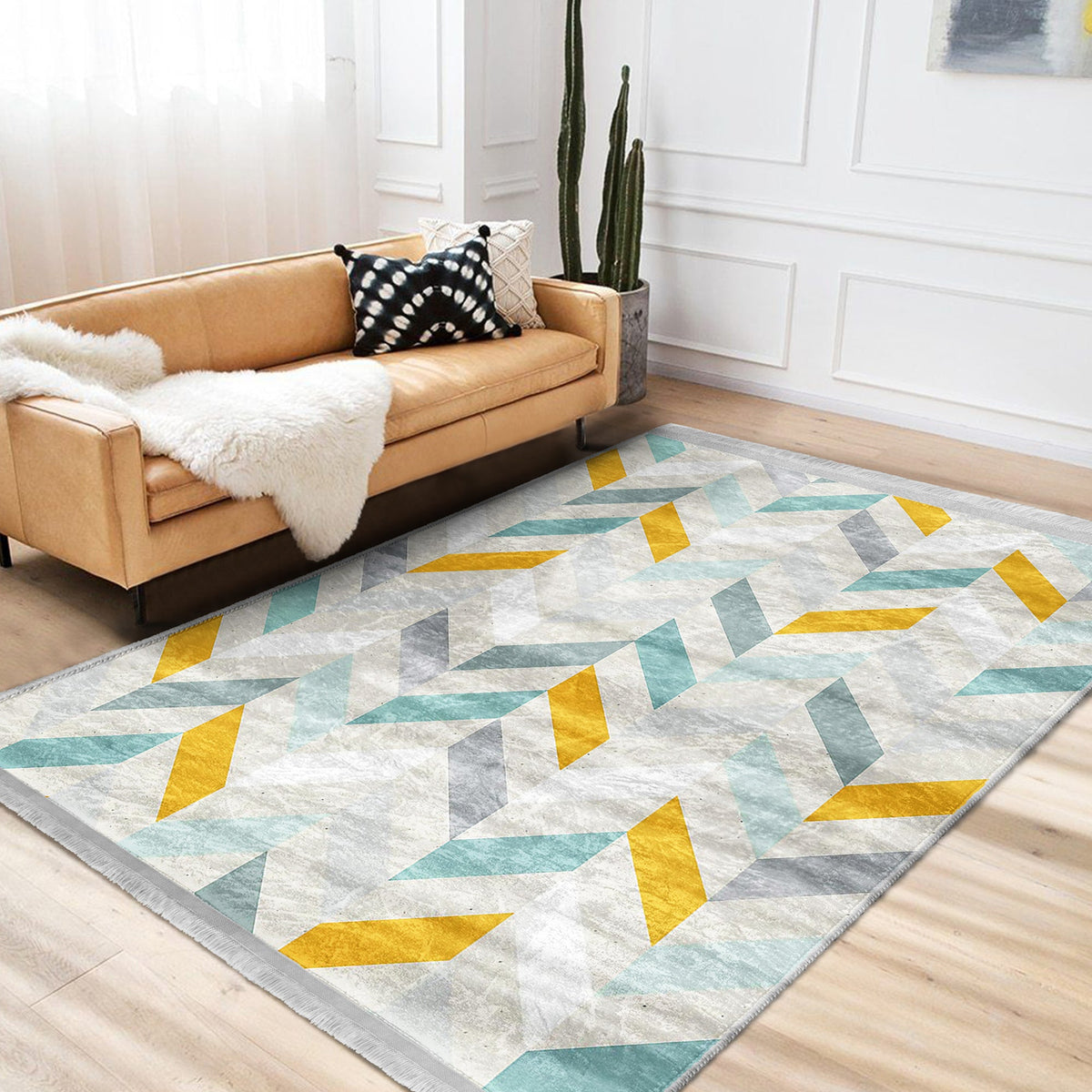 The Modern Serenity Washable Area Rug