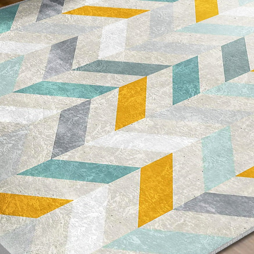 The Modern Serenity Washable Area Rug