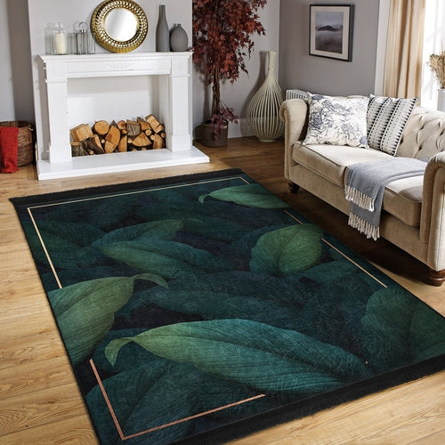 The Royal Blossom Floral Washable Area Rug