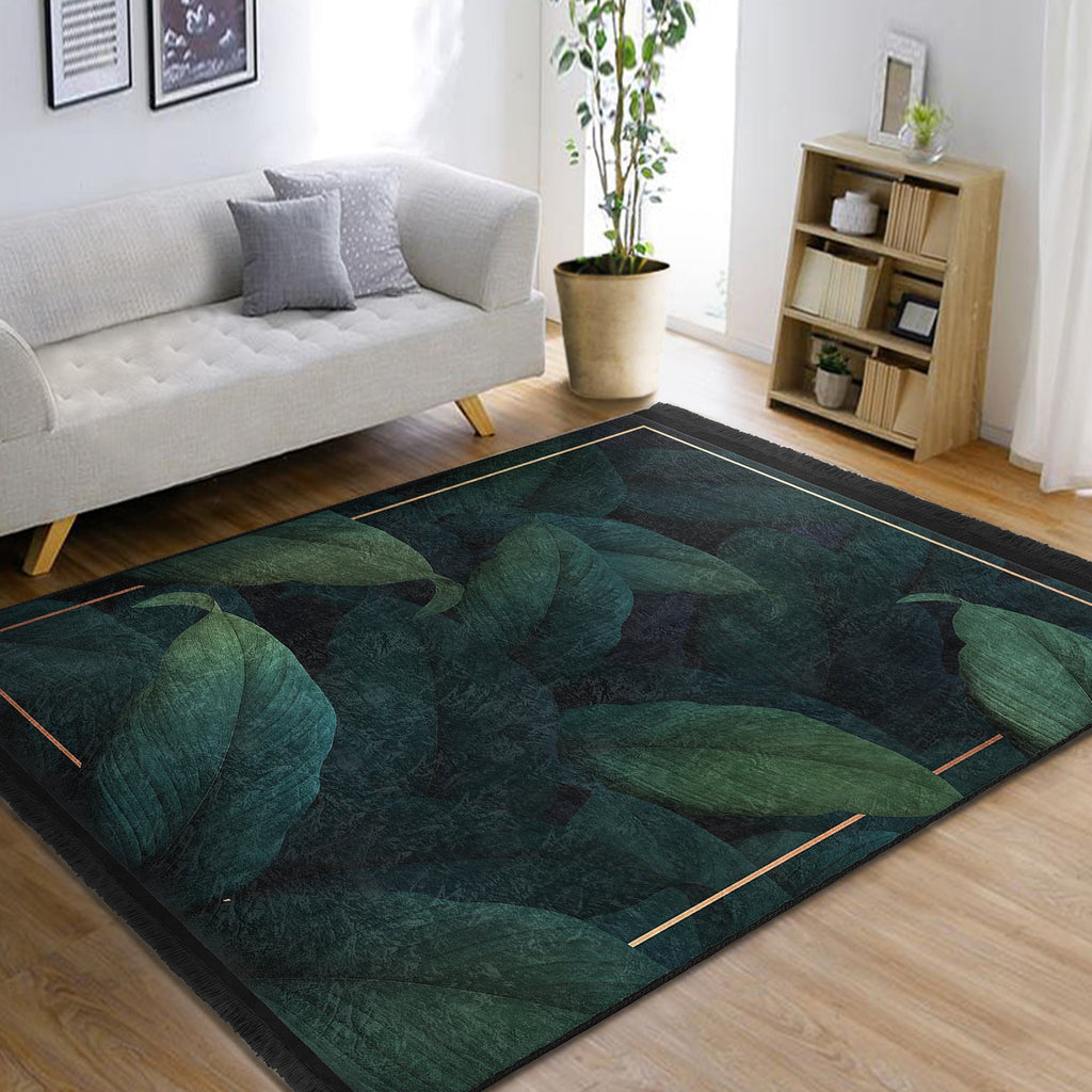 The Royal Blossom Floral Washable Area Rug