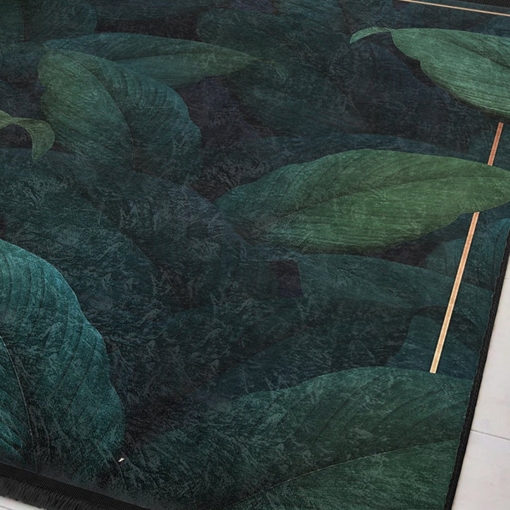 The Royal Blossom Floral Washable Area Rug
