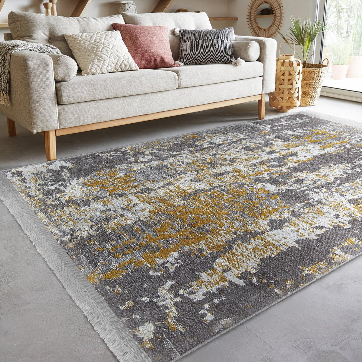 The Antique Heirloom Washable Area Rug