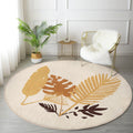 The Autumn Leaves Seasonal Washable Round Rug