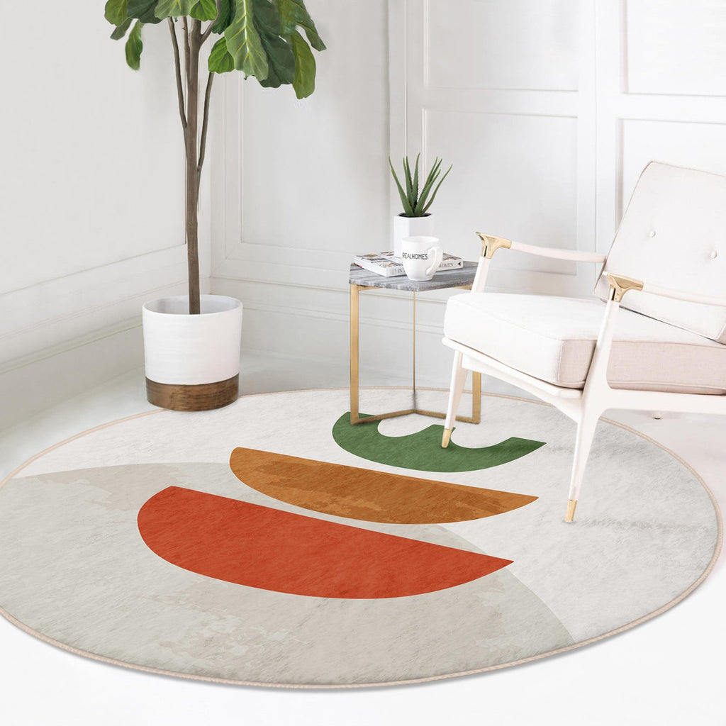 The Abstract Boho Round Rug