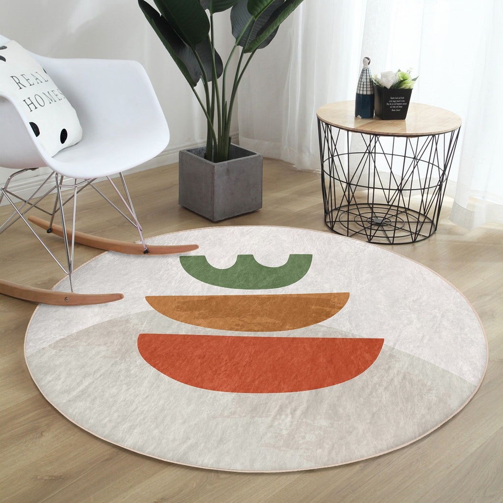 The Abstract Boho Round Rug