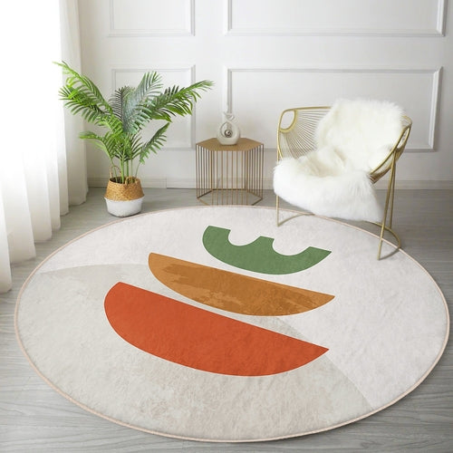 The Abstract Boho Round Rug