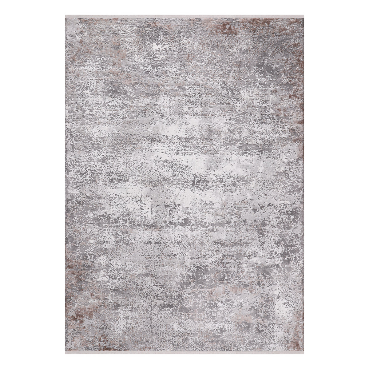The Tessera Grey Terracotta Abstract Vavien Rug