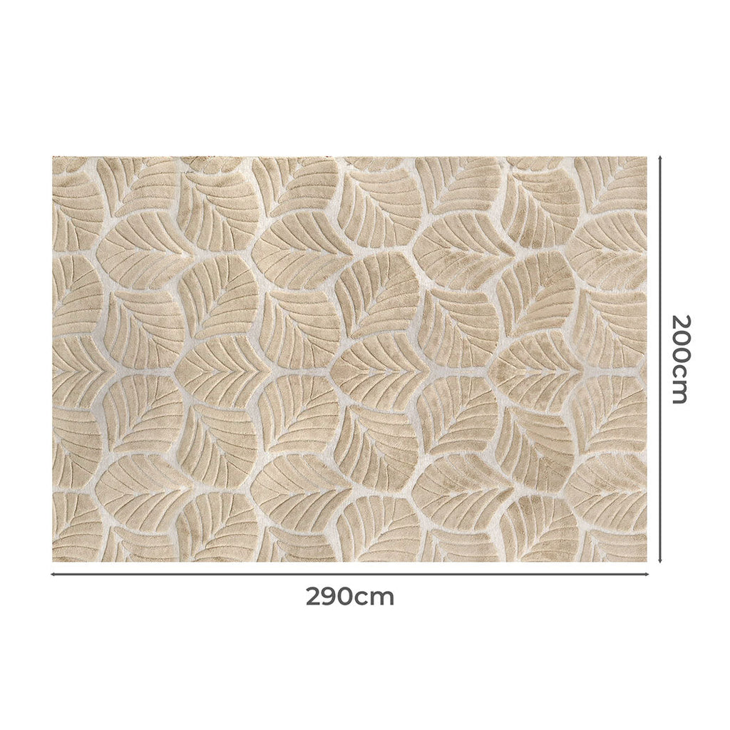 The Marlow Botanical Embossed Plush Rug