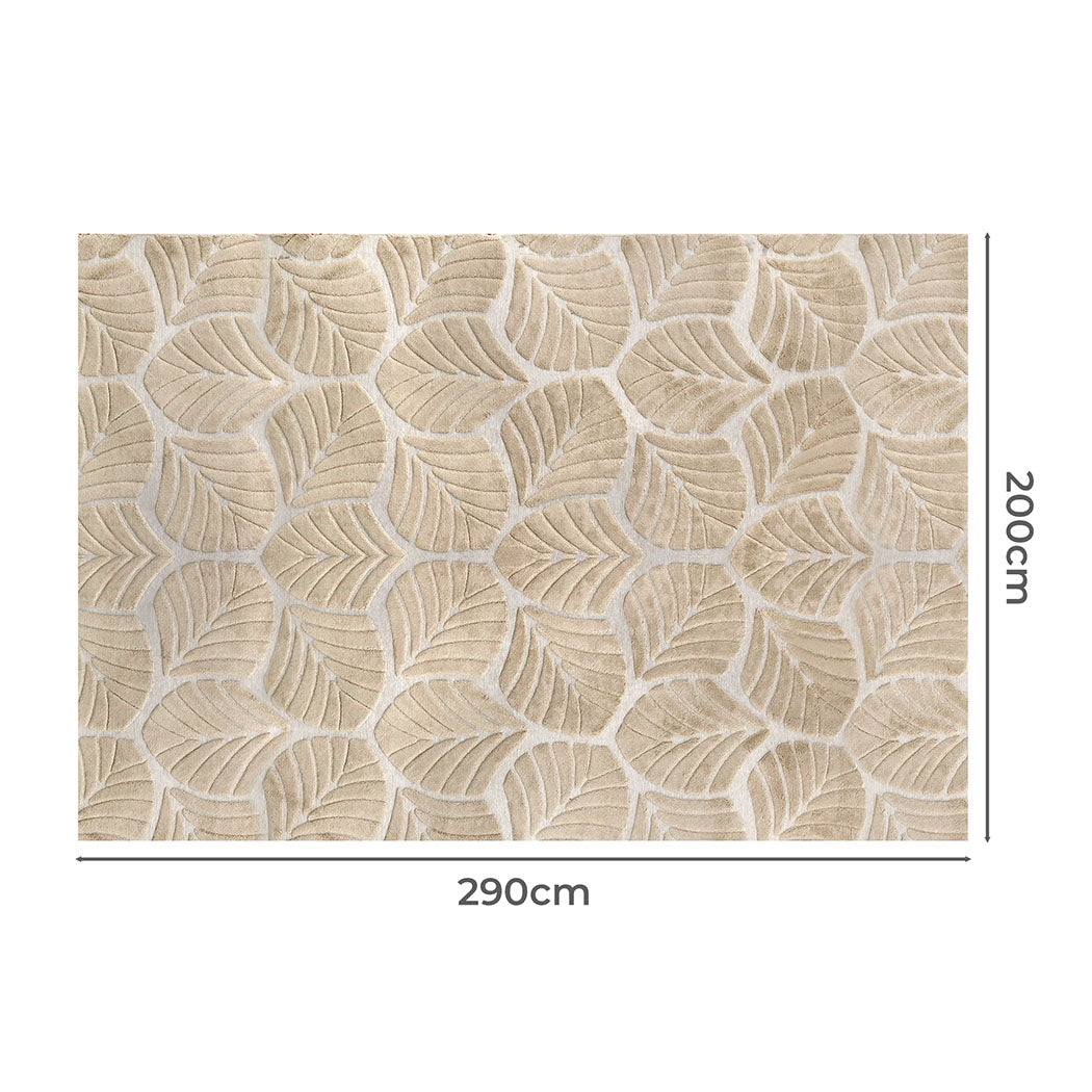 The Marlow Botanical Embossed Plush Rug