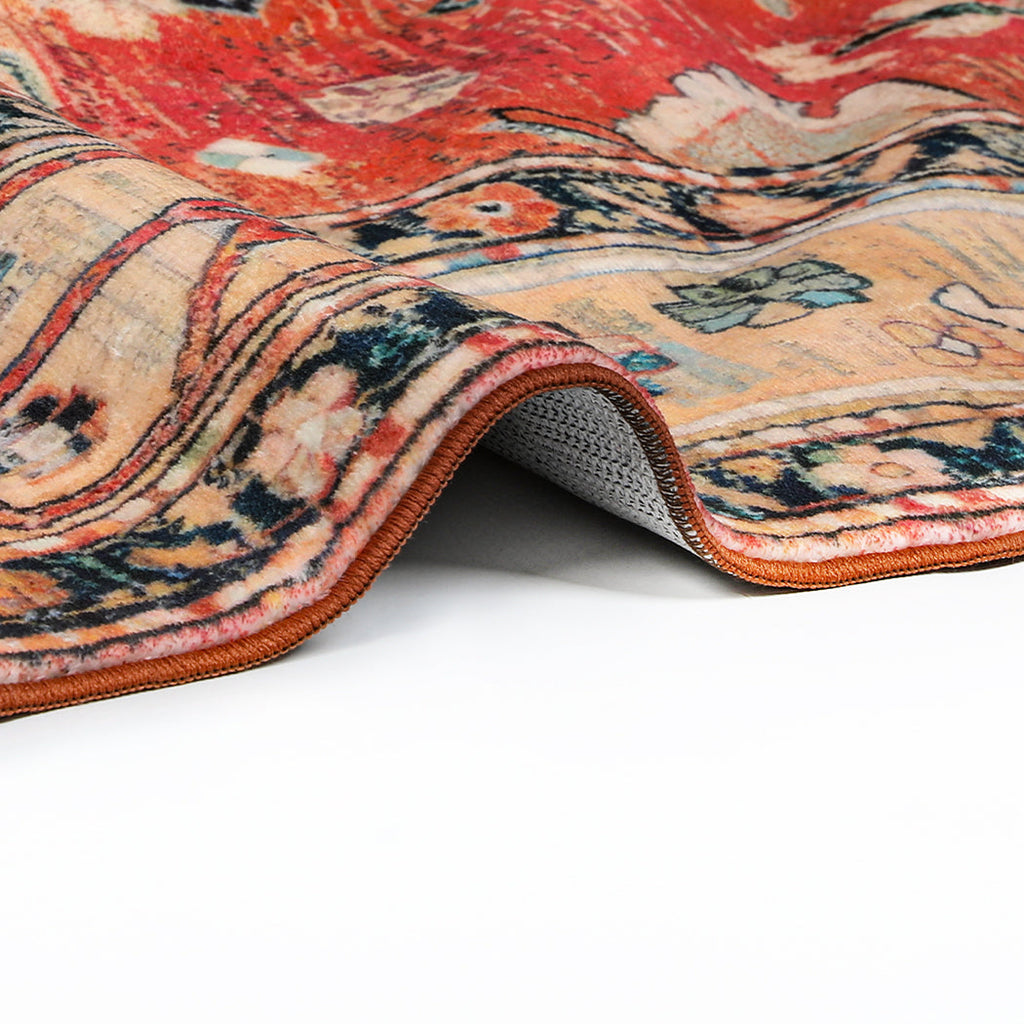 The Marlow Vintage Distressed Washable Rug