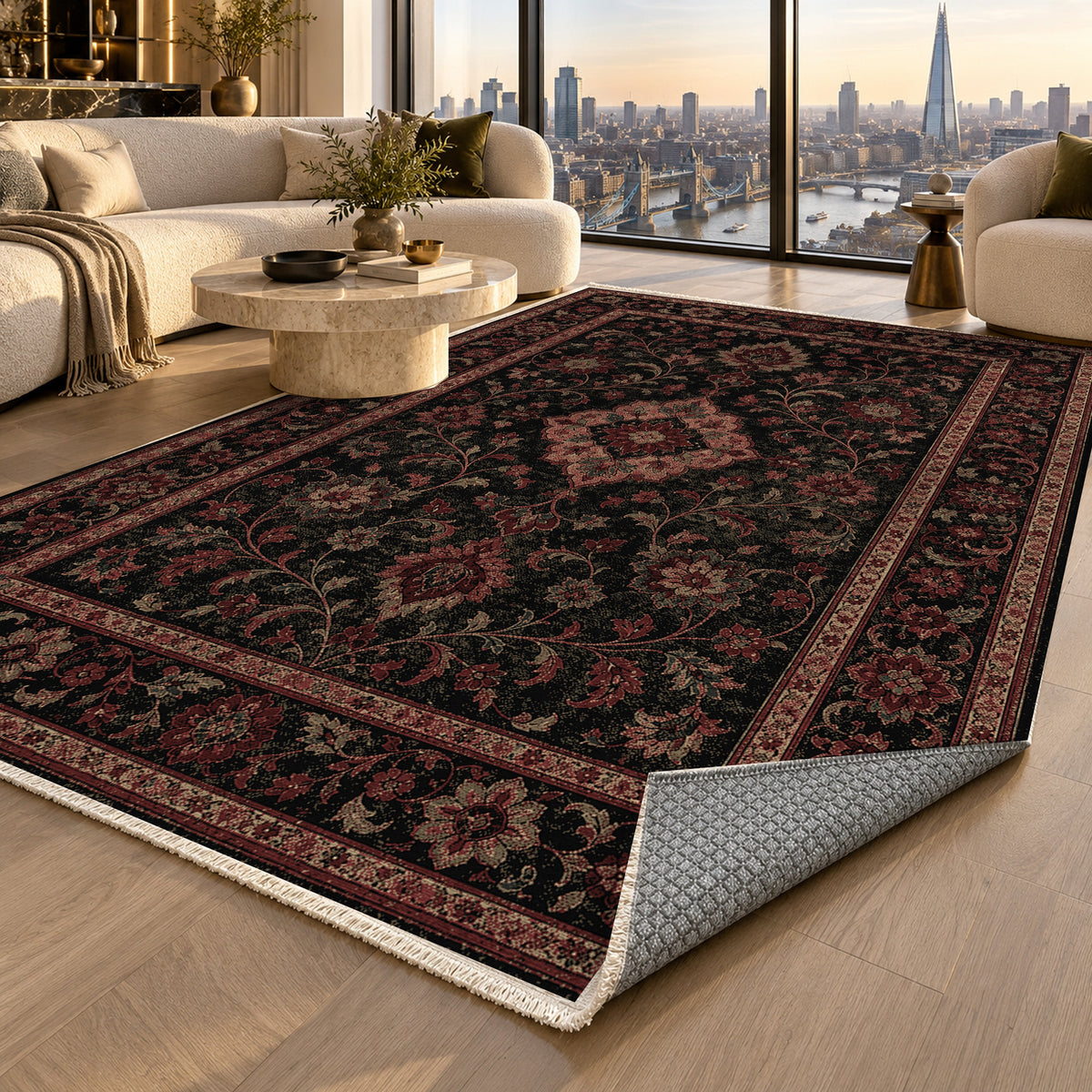 The Kashan Washable Rug