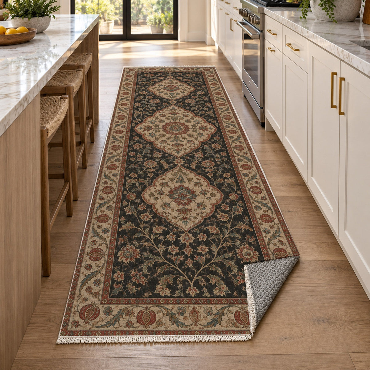 The Vintage Bloom Washable Rug