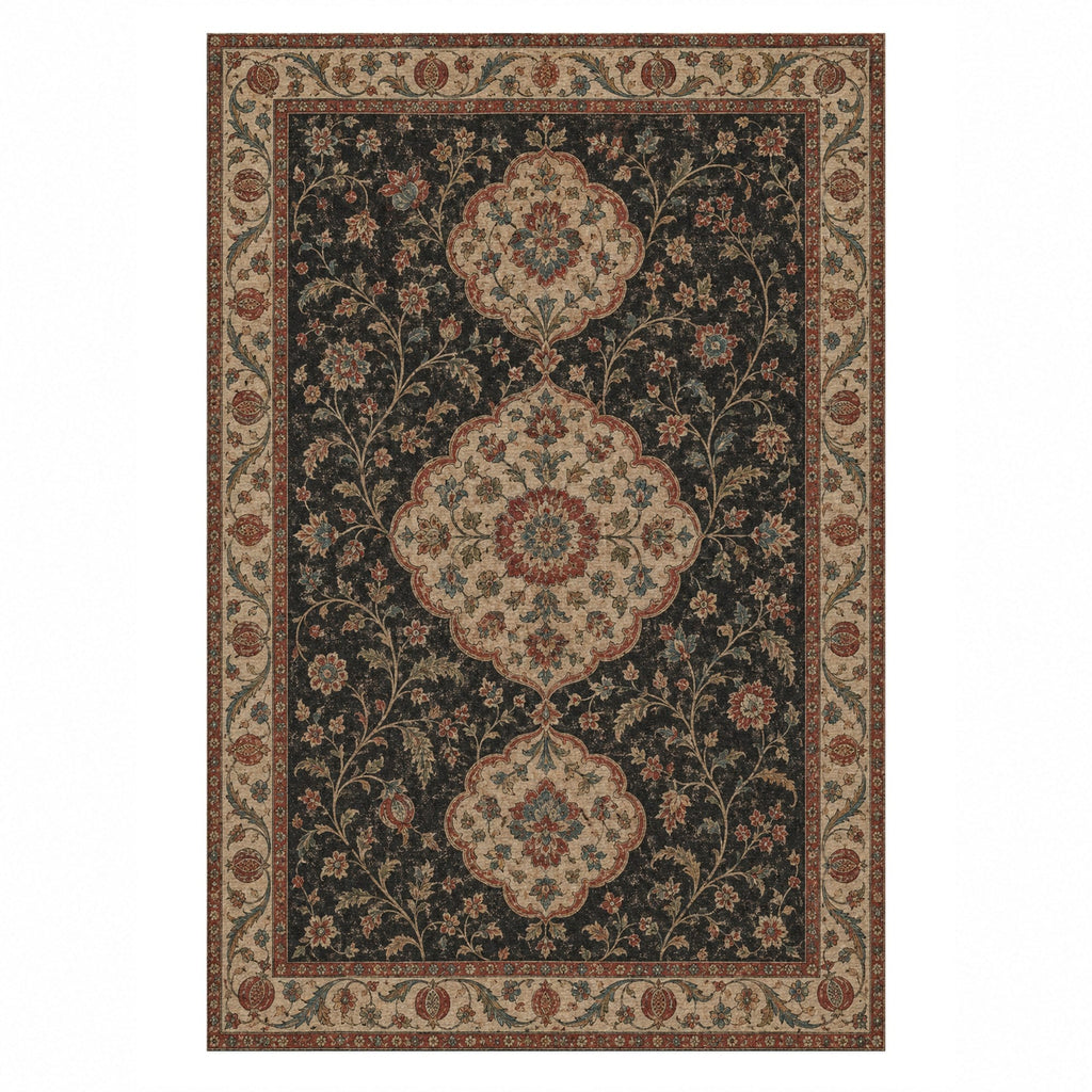 The Vintage Bloom Washable Rug