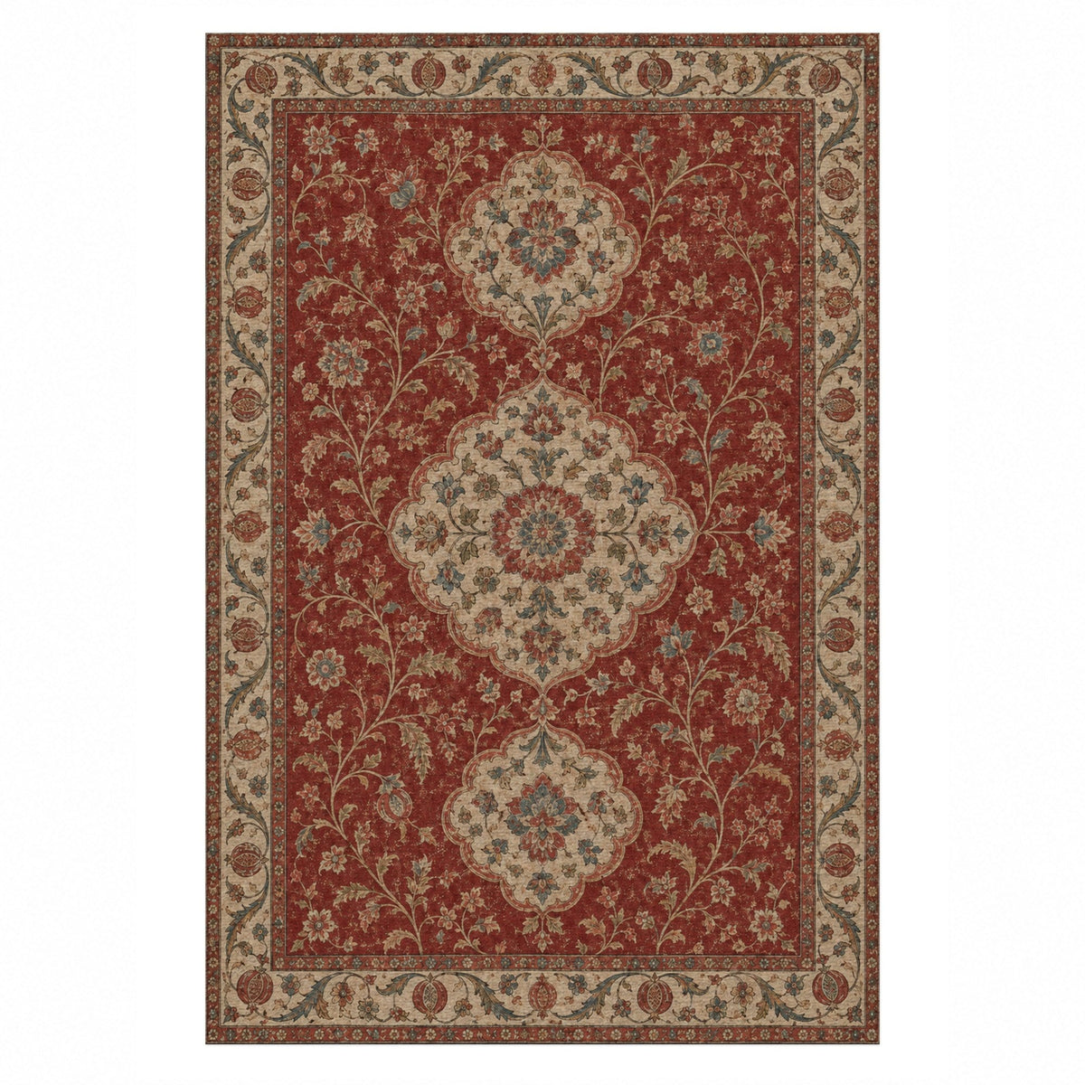 The Vintage Bloom Washable Rug