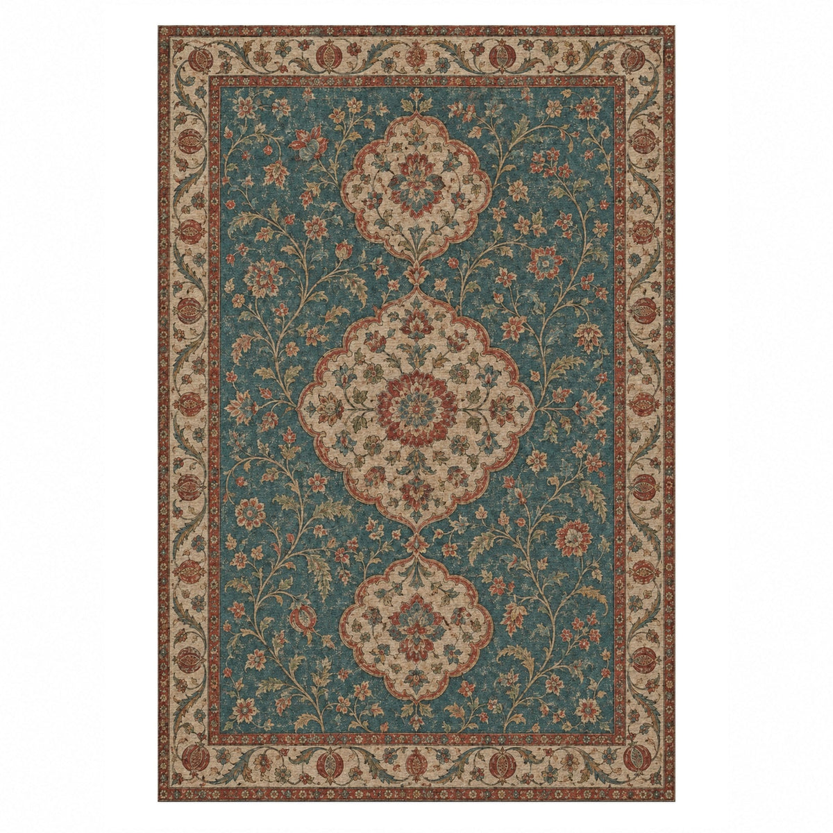 The Vintage Bloom Washable Rug